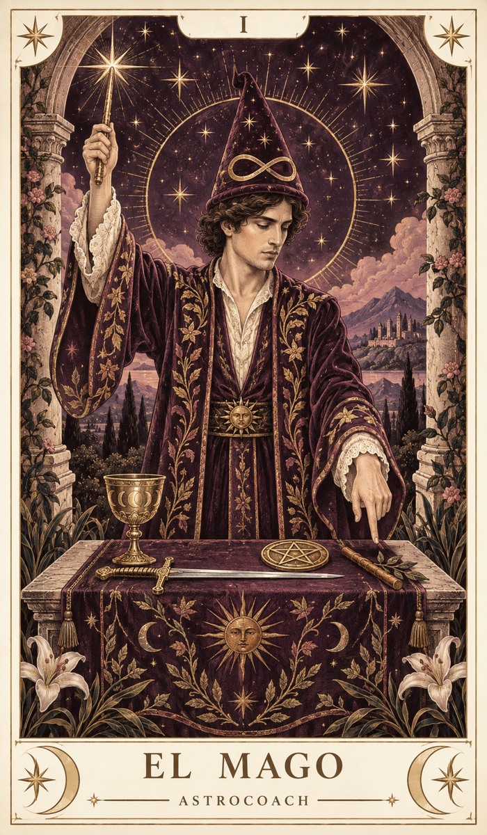El Mago, del Tarot Couture AstroCoach